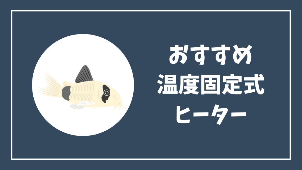 おすすめ温度固定式フィルター